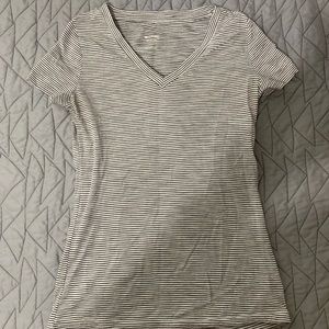 Mission black and white T-shirt